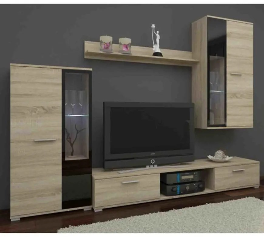 Obývacia stena Salsa dub sonoma