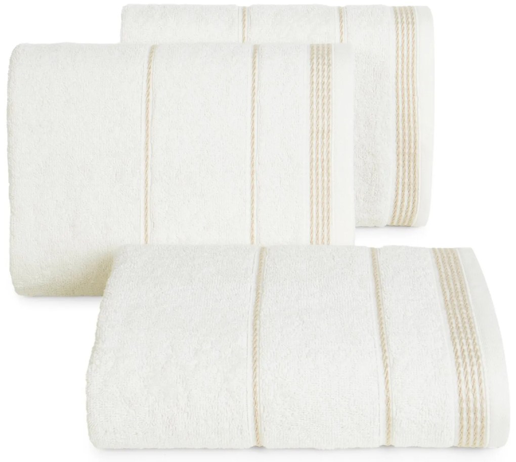 FROTÉ UTERÁK MIRA2 SADA 6KS 50X90 CM KRÉMOVÁ
