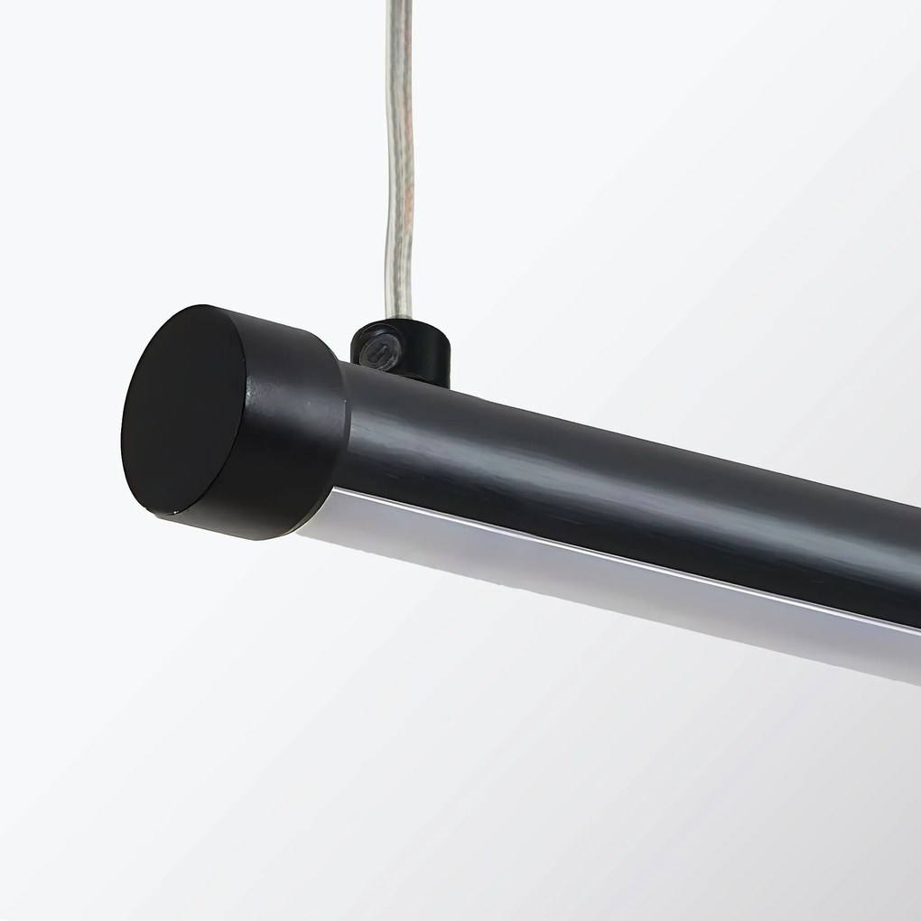Toolight Toolight, LED závesné osvetlenie 120cm, 15W, 3000K, LHJ031-CP, čierna matná, OSW-50014