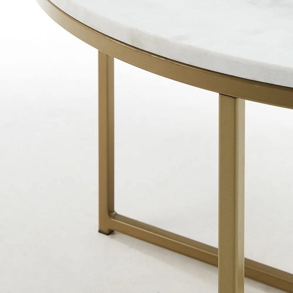 Konferenčný stolík Kave Home Shefield, ø 80 cm