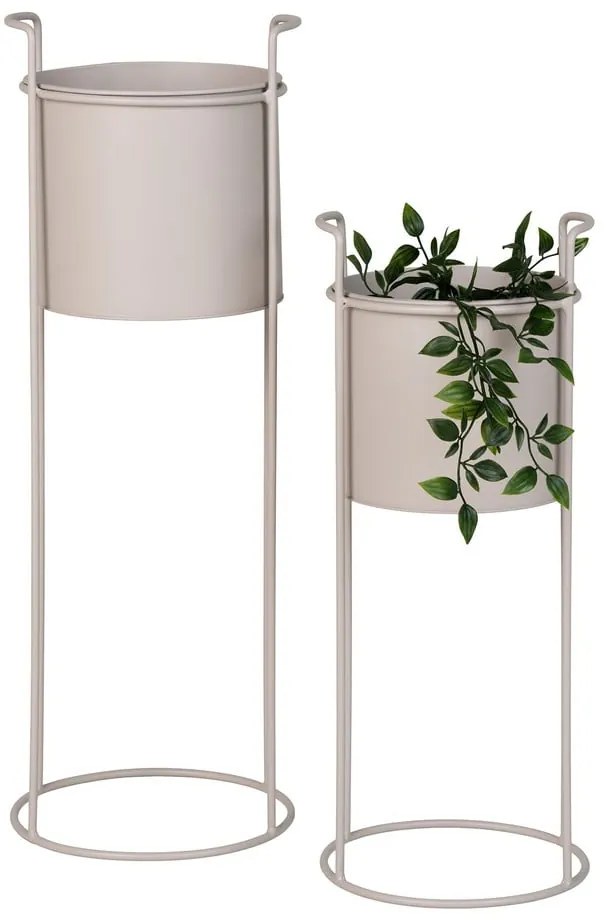 Kovové obaly na kvetináče v súprave 2 ks ø 21,5 cm Rabo – House Nordic
