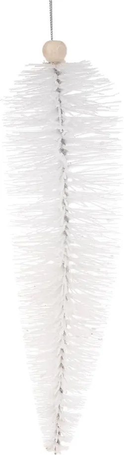 Biela závesná ozdoba Dakls, dĺžka 22 cm