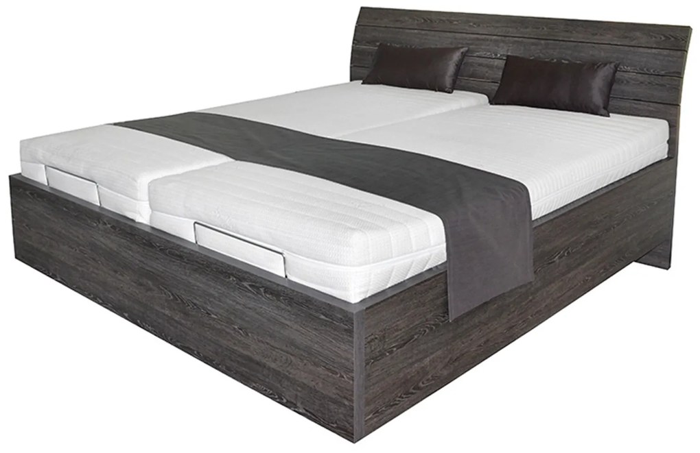 Ahorn SALINA Basic - dvojlôžková posteľ, ktorá sa vznáša 160 x 210 cm, lamino