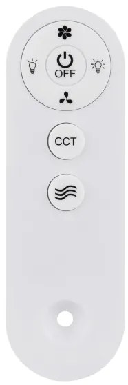 Globo 03609W - LED Stmievateľný stropný ventilátor HINES LED/10W/230V + DO biela