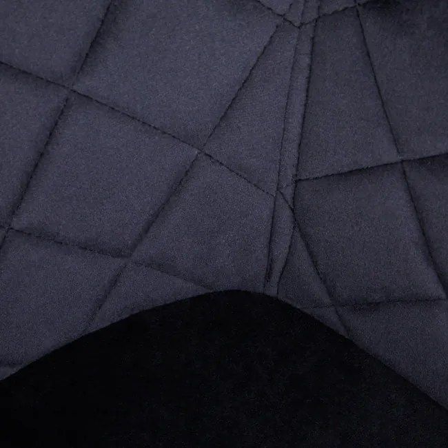 Jedálenská stolička SHELTON zamatová čierna 860541