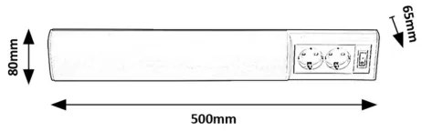 Rabalux 78064 - LED Podlinkové svietidlo BATH LED/10W/230V 4000K