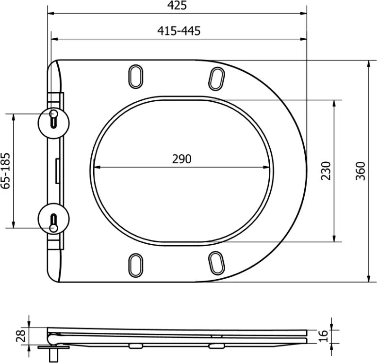 Mexen Lena, Rico, WC sedadlo s jemným zatváraním, duroplast, biela matná, 39740001