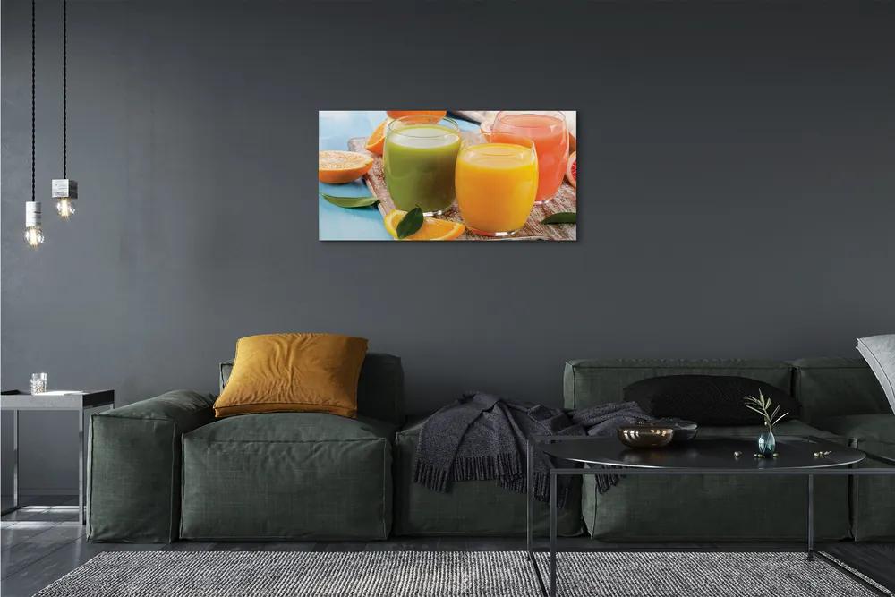 Obraz canvas Koktaily farebných skiel 120x60 cm