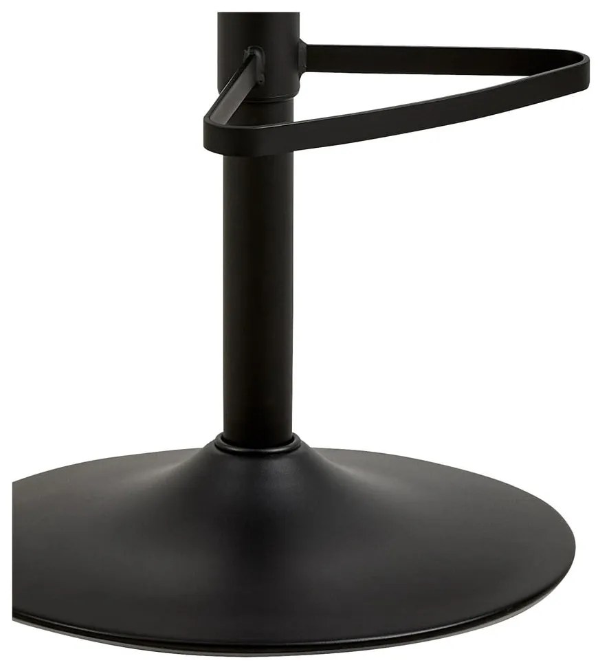 Béžová barová stolička s nastaviteľnou výškou/s podrúčkami (výška sedadla 85 cm) Eddie – Actona