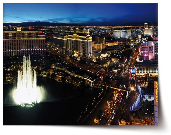 Sablio Plagát Las Vegas - 60x40 cm