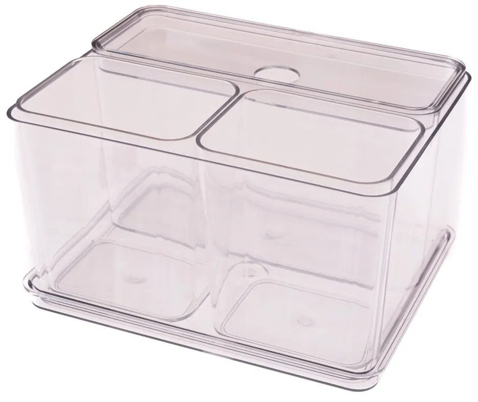 Plastové kúpeľňové organizéry v súprave 4 ks – Casa De Engel