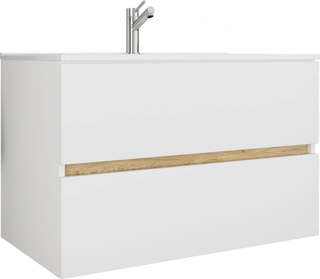 XXXLutz KÚPEĽŇA biela, dub medový MID.YOU - Online Only kúpeľne - 000657062539