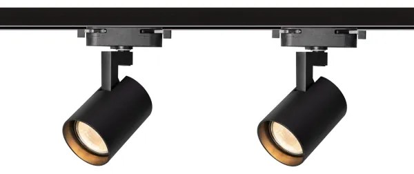 Bodové svietidlo v lištovom systéme VOLF 4xGU10/10W/230V čierna