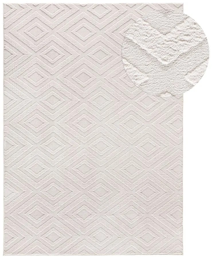 Krémovobiely koberec 60x110 cm Estilo – Universal