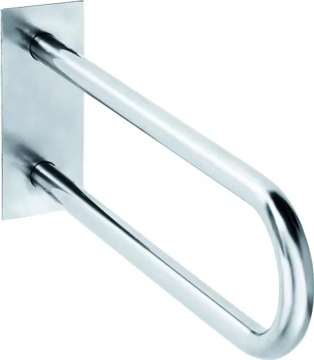 Bemeta Design HELP: Madlo, 600 mm, v tvare U, s krytkou, nerez, lesk - 301707271