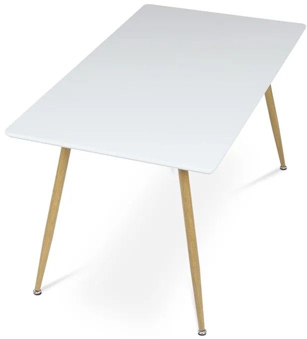 Autronic BONTEC Jedálenský stôl 140x80cm, mdf HT-W1214 WT Farba: Biela