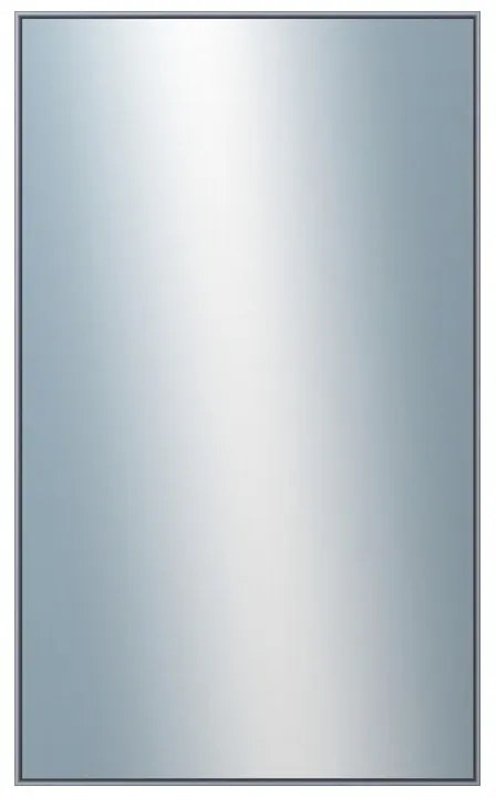 DANTIK - Zrkadlo v rámu, rozmer s rámom 60x100 cm z lišty Hliník platina (7002019)