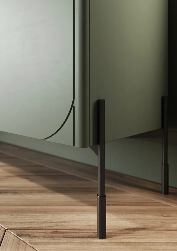 Vitrína Sonatia 100 - olivová