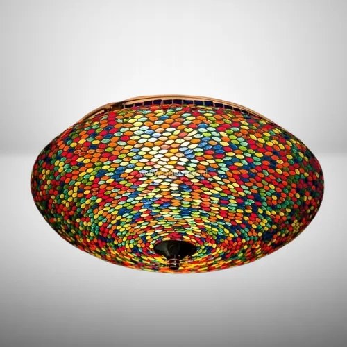 Stropné svietidlo orient mosaic Melon FIREWORK Ø38