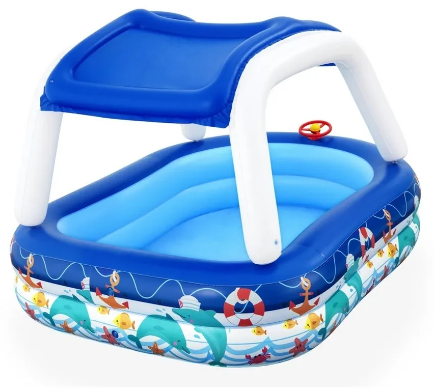 Bestway Nafukovací bazénik Captain Family, 213 x 155 x 132 cm