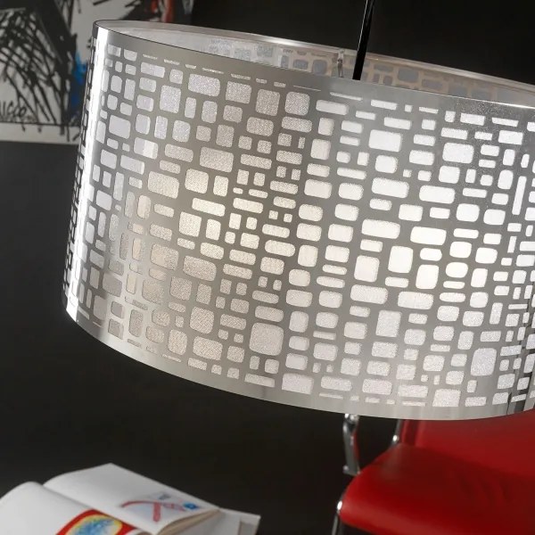 ONLI - Luster na lanku BRUCE 1xE27/15W/230V pr. 45 cm matný chróm