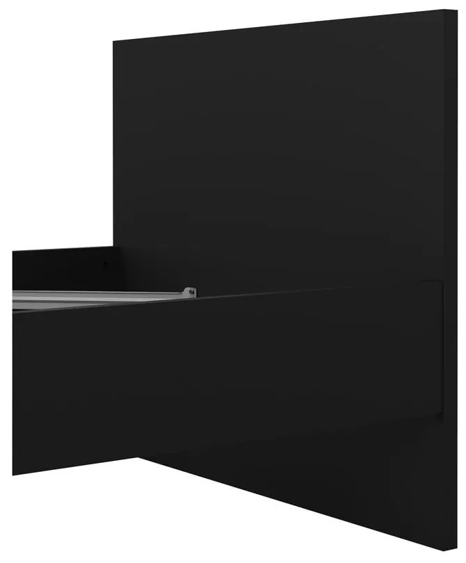 Čierna jednolôžková posteľ 90x190 cm Naia – Tvilum
