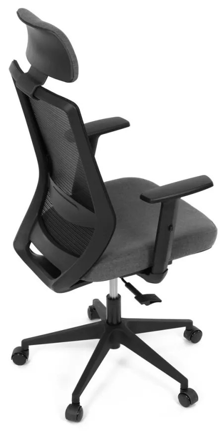 Kancelárska ergonomická stolička SENA — látka, čierna