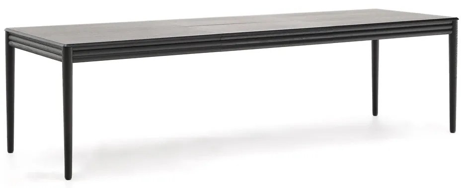 Rozkladací jedálenský stôl s prídavnou doskou v dekore duba 90x200 cm Lenon – Kave Home