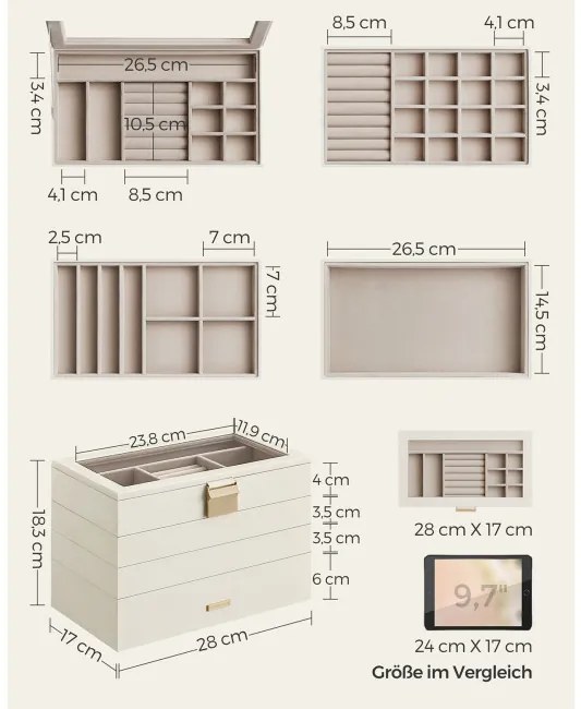 Šperkovnica JBC164W01