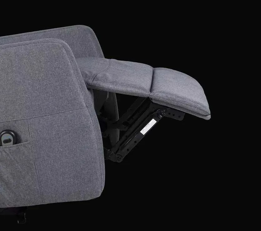 LuxuryForm DESIGN Elektricky polohovateľné televízne kreslo SEMIR - šedé