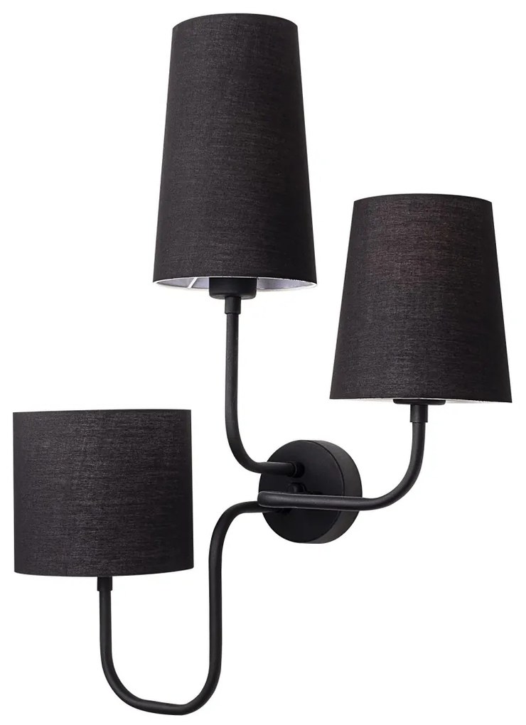 Nástenné svietidlo Catal čierne