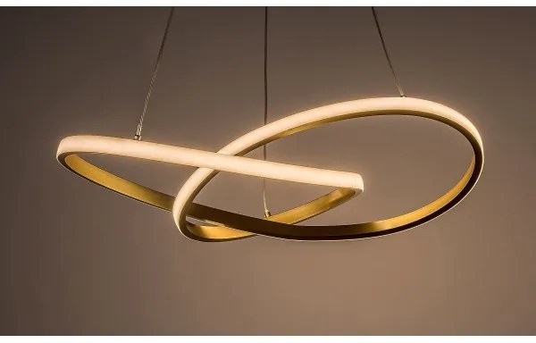 Rabalux 72215 - LED Luster na lanku CASTIEL LED/36W/230V 3000K zlatá