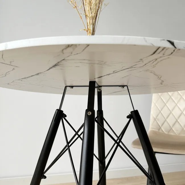 Jedálenský stôl PARIS biely