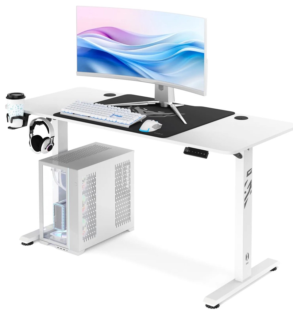 Stôl s nastaviteľnou výškou 140 cm biely: Diablo X-Tensio 1400
