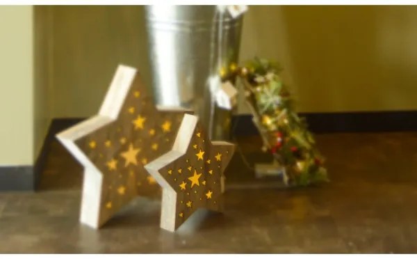 Retlux - LED Vianočná dekorácia LED/2xAAA hviezda