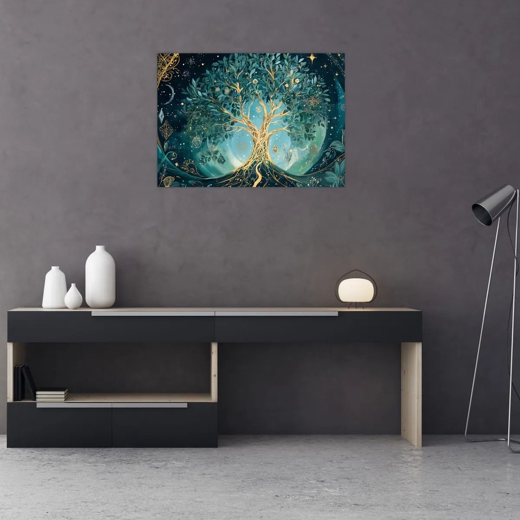 Obraz – Strom života vo vesmíre (70x50 cm)