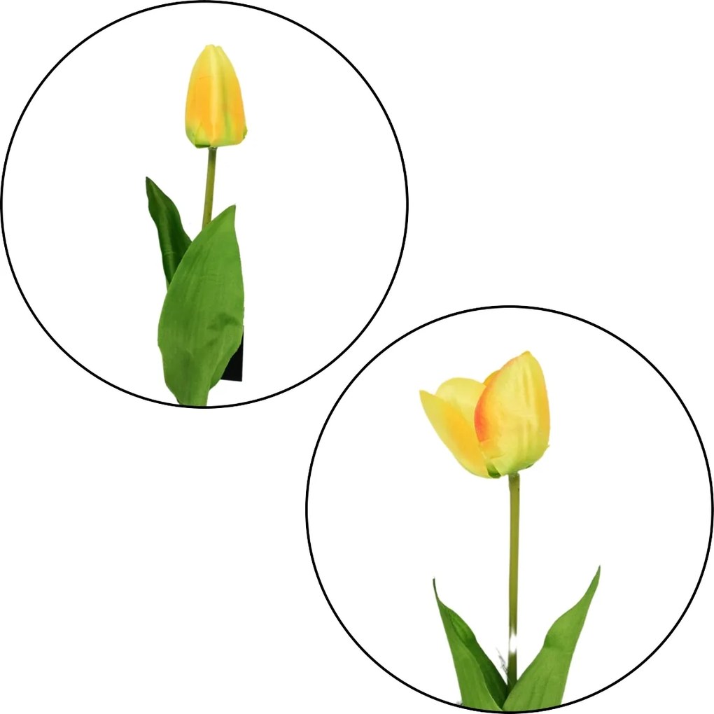 Umelá kvetina TULIP 54 cm - viac farieb Farba: Svetloružová