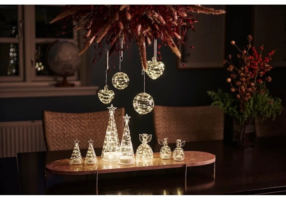 Závesná vianočná svetelná dekorácia ø 10 cm Sweet Christmas – Sirius