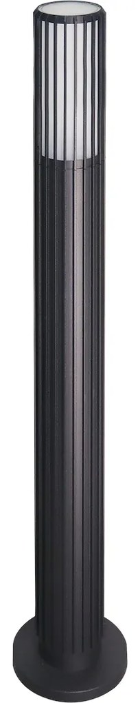 EUlight Exteriérové svietidlo Vertical, 1x čierne kovové tienidlo, b