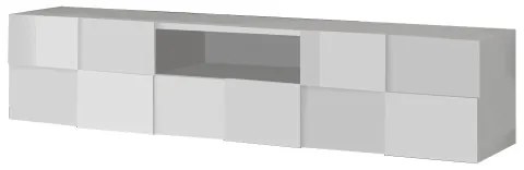 Televízny stolík SERIAN biely