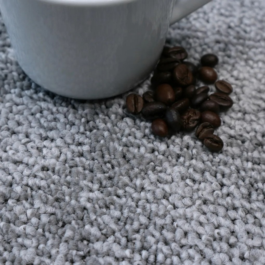 Metrážny koberec Marbeline 171 sv. šedá, na mieru, šíře 4m, šedá, filc, detská izba, Spoltex