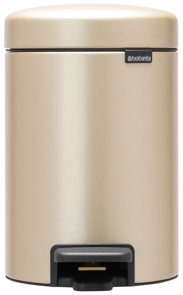 Brabantia Pedálový kôš NewIcon 3L champagne