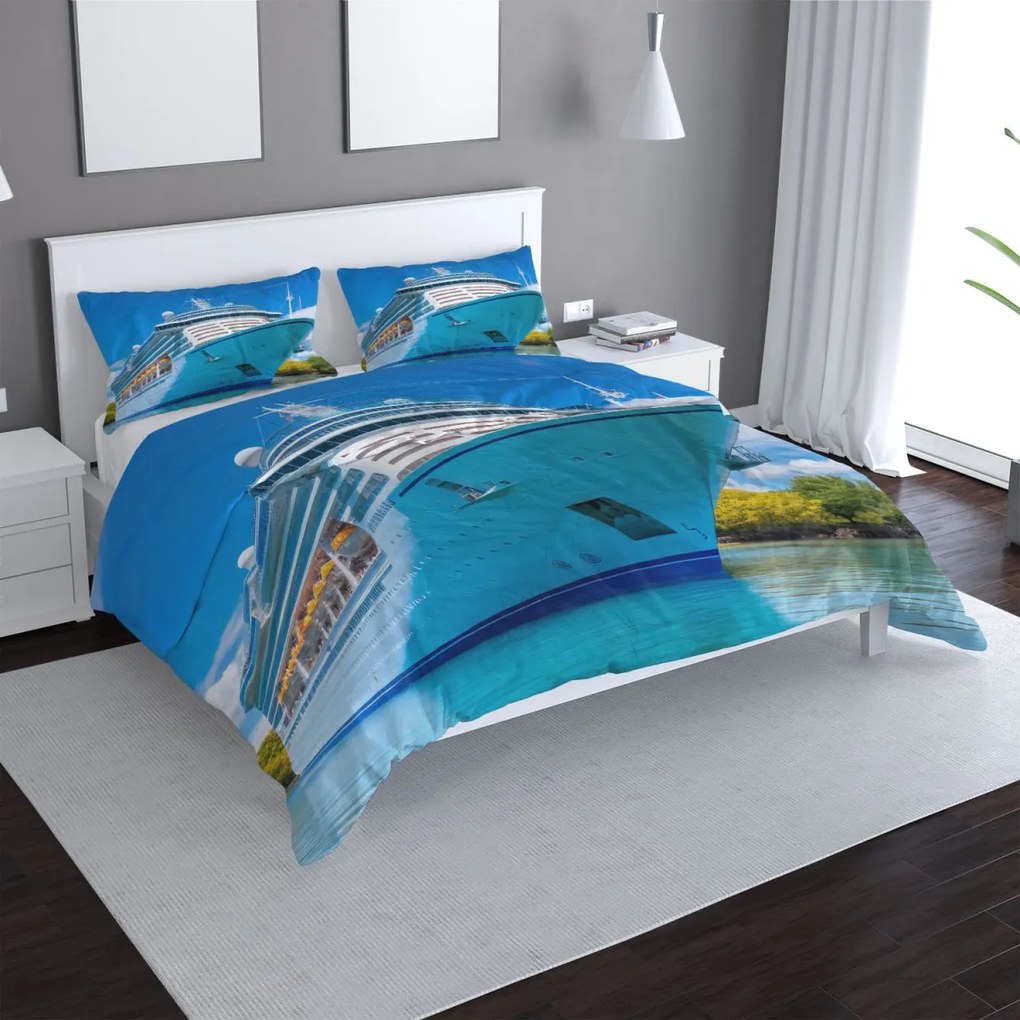 Sablio Obliečky Luxusná výletná loď v tropickom raji - 140x220 / 90x70