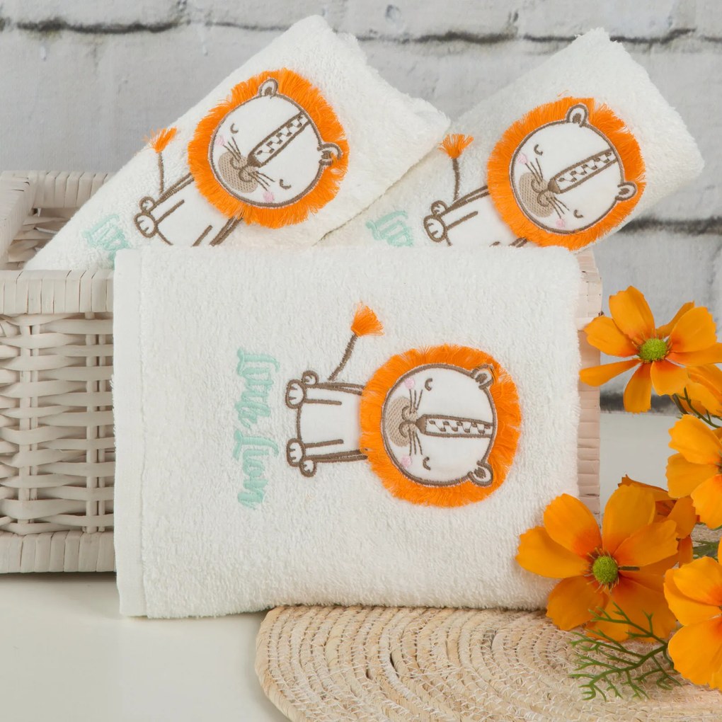 DETSKÝ BAVLNENÝ UTERÁK BABY45 50X90 CM BIELA