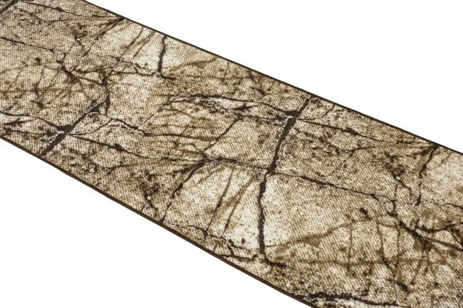 Protišmykový behúň Grain 17 hnedý / béžový