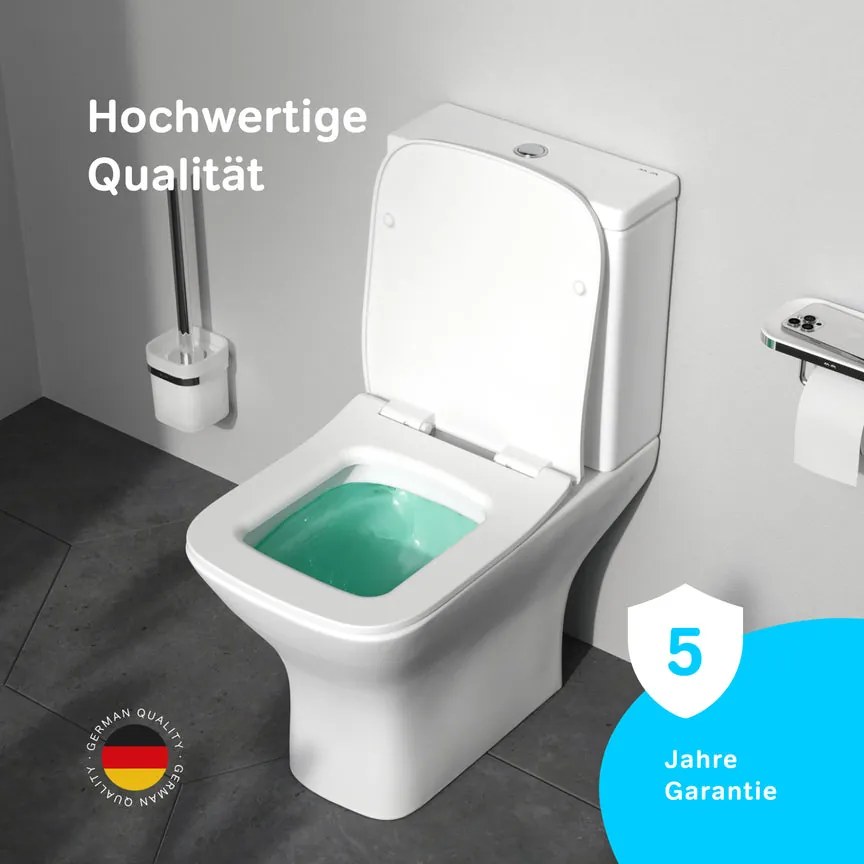 Podlahové WC AM.PM Gem CGA8601PSC bezokrajové, so sedadlom Microlift, biele