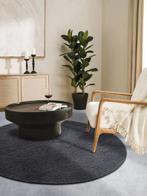 Koberec Villeroy & Boch Kollektion 1748 Francois antracitový kruh