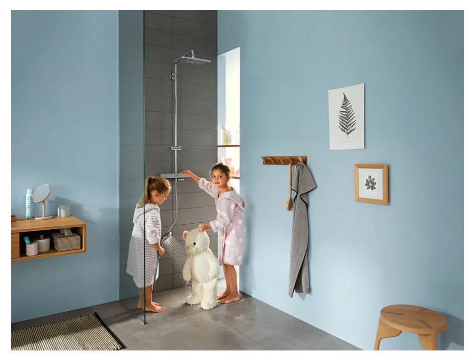 Hansgrohe Croma E, showerpipe 280 1jet so sprchovým termostatom, chróm, HAN-27630000