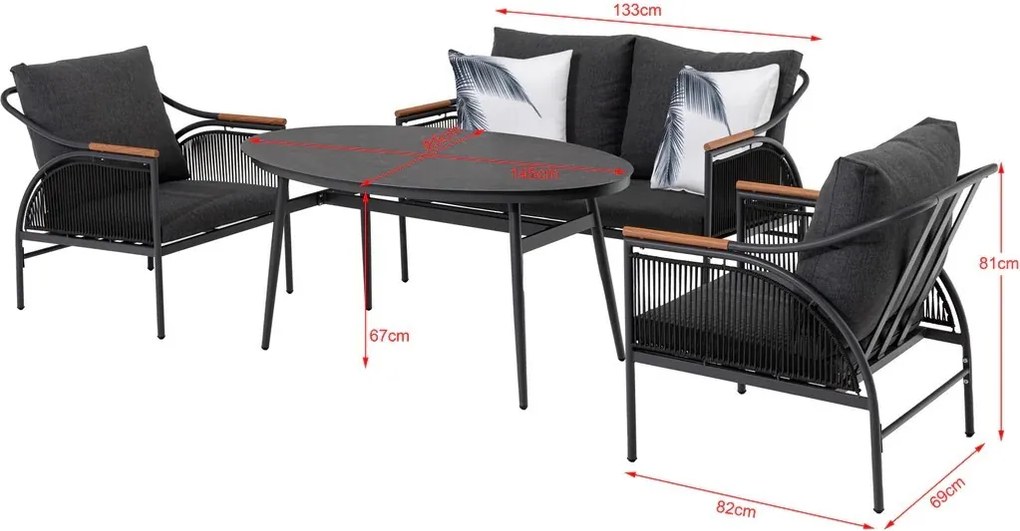 Doppler LUCCA antracit