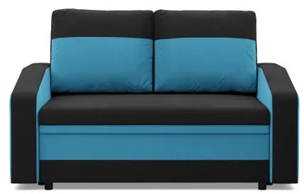 Pohovka ORION čierna / tyrkysová